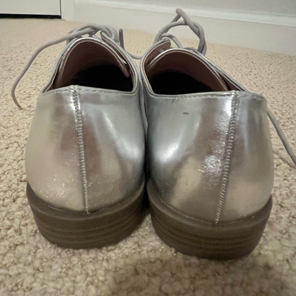Silver Just Fab Loafers - Picture 7 of 7